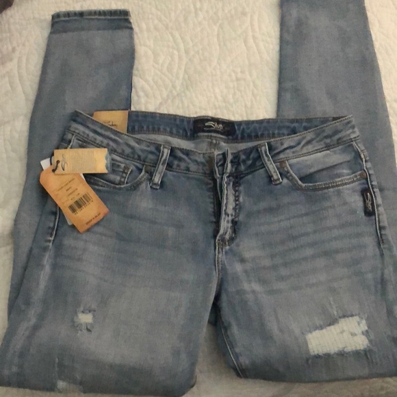 Silver Jeans Denim - Silver jeans Tuesday superskinny jeans NWT